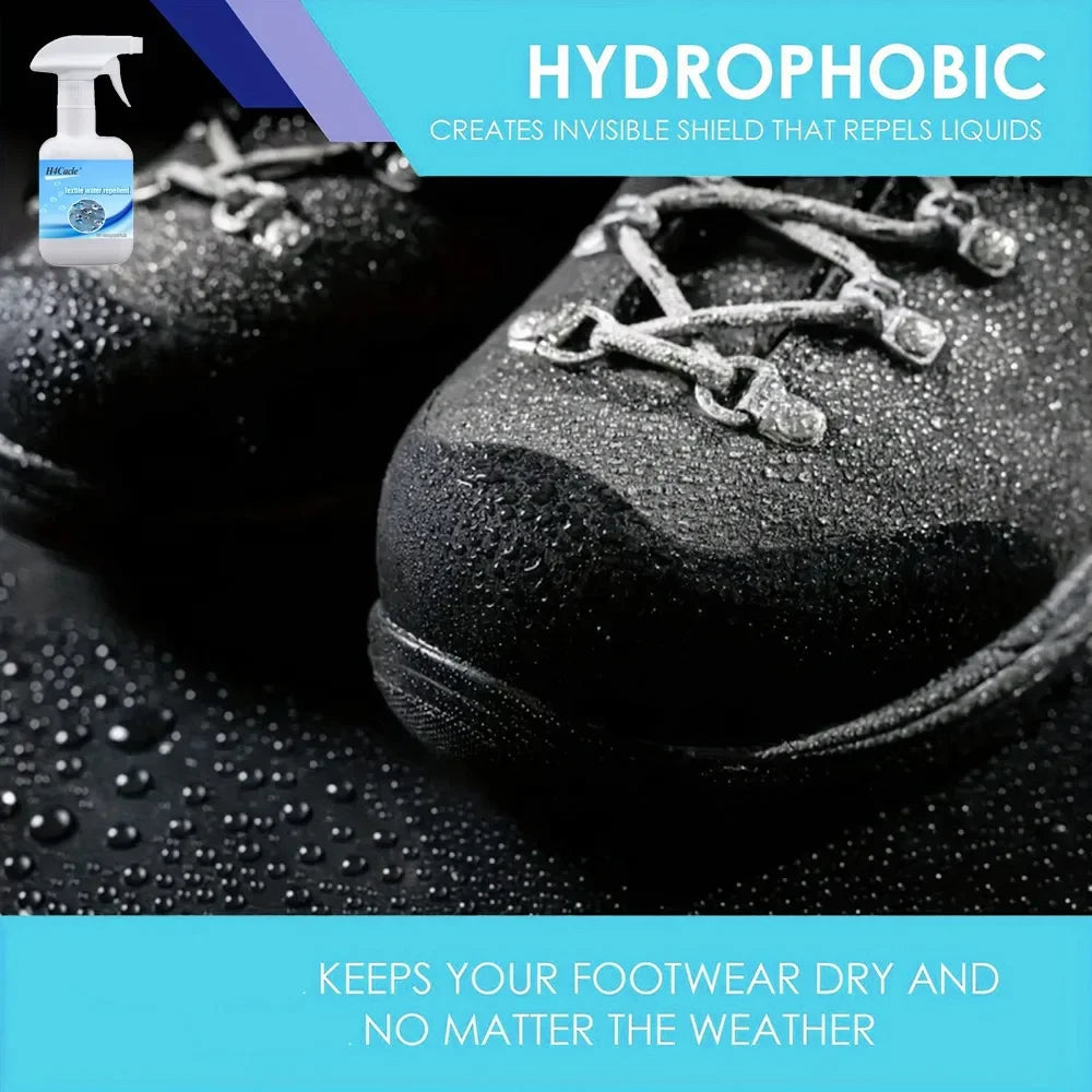 Nano Imprägnierspray para ropa y zapatos – Wasserdichter Flecken- &amp; Schmutzschutz para cuero, ropa salvaje, zapatillas y textiles (100 ml / 300 ml) 