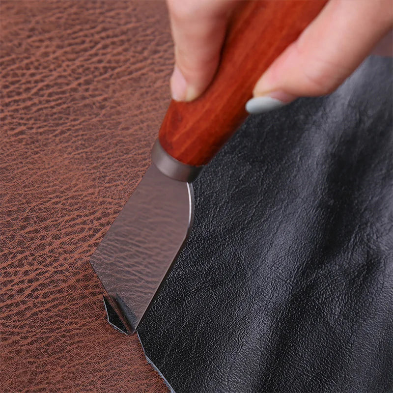 Professionelles Leder Craft Werkzeugset – Handnäh- & Reparaturset mit Nahtkanal-Groovern, Stichrad & Schnitzwerkzeugen