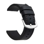 SAMCO Sport Vintage Leder-Uhrenarmband mit Edelstahlschließe - Correa de reloj clásica 18 / 20 / 22 / 24 mm para brazaletes