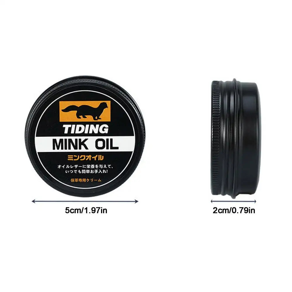 Leder Minköl Pflegecreme 30 ml – Luxus Lederreparatur & Polieröl für Möbel, Schuhe, Taschen & Sofas