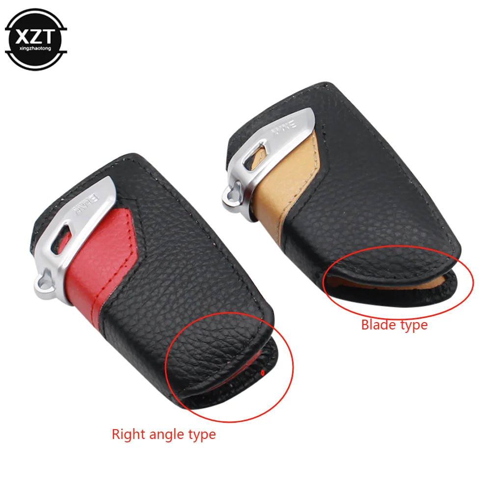 Edles Cuir-Schlüsseletui pour BMW F-Serie – Premium Schlüsselhülle pour 1er–7er, X- &amp; M-Modelle | Optimaler Autoschlüssel-Schutz