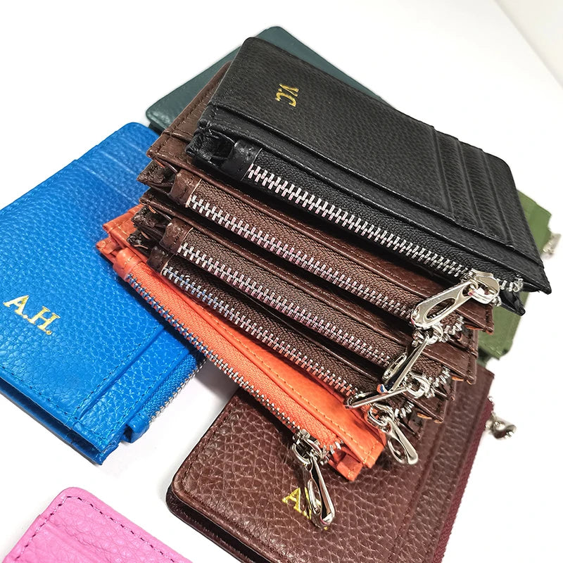 ISKYBOB Süße Damen Geldbörse aus PU-Leder – Kurze Wallet mit Reißverschluss & Druckknopf, Cartoon-Print, Kartenhalter & Münzfach