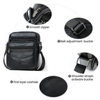 JOYIR Herren Leder Crossbody Bag – Trendige Casual Schultertasche aus Echtleder für Männer