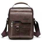 Herren PU-Leder Schultertasche &amp; Messenger Bag – Bolso bandolera con solapa para iPad 9,7" Business y Reisen 