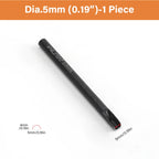 WUTA Basic Series Lederstanzen Set 5–11 tlg. – Halbmond- & Eckenstanzer aus Carbonstahl für Gürtel, Taschen & Riemenenden