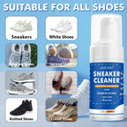 100 ml Weißer Schuhreiniger Schaum – Trockenreinigung sans Auswaschen für Leder, Wildleder, Lammfell &amp; Sneaker