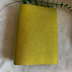 Metallisch glänzendes Echtleder Rindsleder – Gold & Silber Top Layer Leder 20 × 30 cm für DIY Taschen & Accessoires