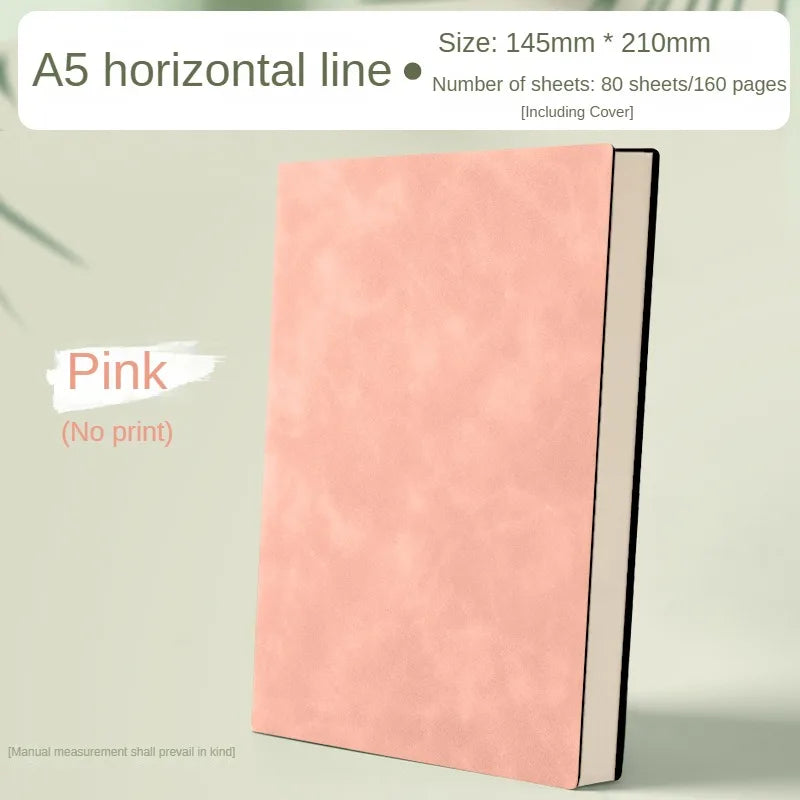 Elegantes A5 Leder-Notizbuch – Business & Bürojournal für Organisation und Stil