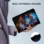 Premium Lederhülle für iPad Air 13 (2025), iPad 10.9, iPad Pro 11 & 12.9, iPad 5.–8. Gen & iPad mini – Stoßfeste Schutzhülle mit Soft-TPU