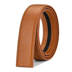 Automatischer Gürtelriemen ohne Schnalle – PU-Leder, 3,5 cm breit, für Herren & Damen