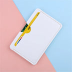 Mini Kartenetui aus PU-Leder – Slim ID- &amp; Kreditkartenhalter mit Münzfach, 3 Kartenfächer, Porte-cartes unisexe en 6 couleurs 