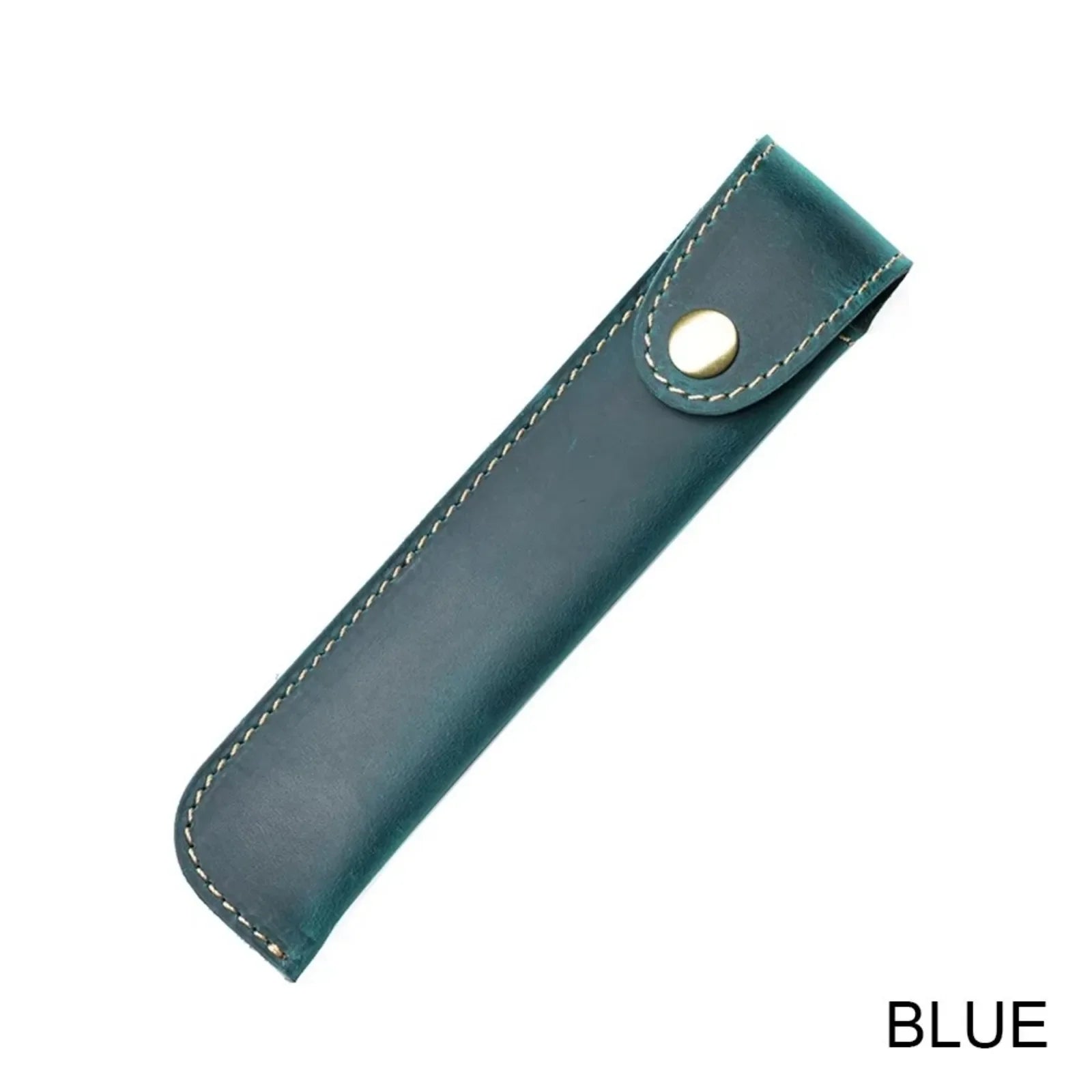 Handgefertigtes Leder Stifteetui im Vintage-Stil – Echtes Leder Pen Sleeve für Travel Notebook, Journals & Füller