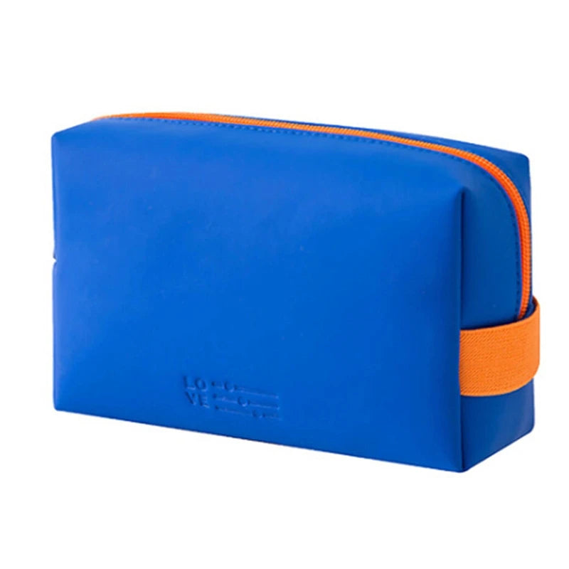 PU Leder Reise-Kosmetiktasche – Wasserdichter Make-up & Kulturbeutel für Damen & Herren, multifunktionaler Organizer