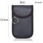 Faraday RFID Schlüssel Tasche – Signalblocker Key Case aus Leder gegen Keyless-Diebstahl & Datendiebstahl (Anti-Theft Schutz)