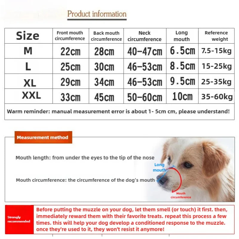 Verstellbarer Hunde Maulkorb aus Leder &amp; Metall – Atmungsaktiver Anti-Beiß Mundschutz mit Schutzfunktion