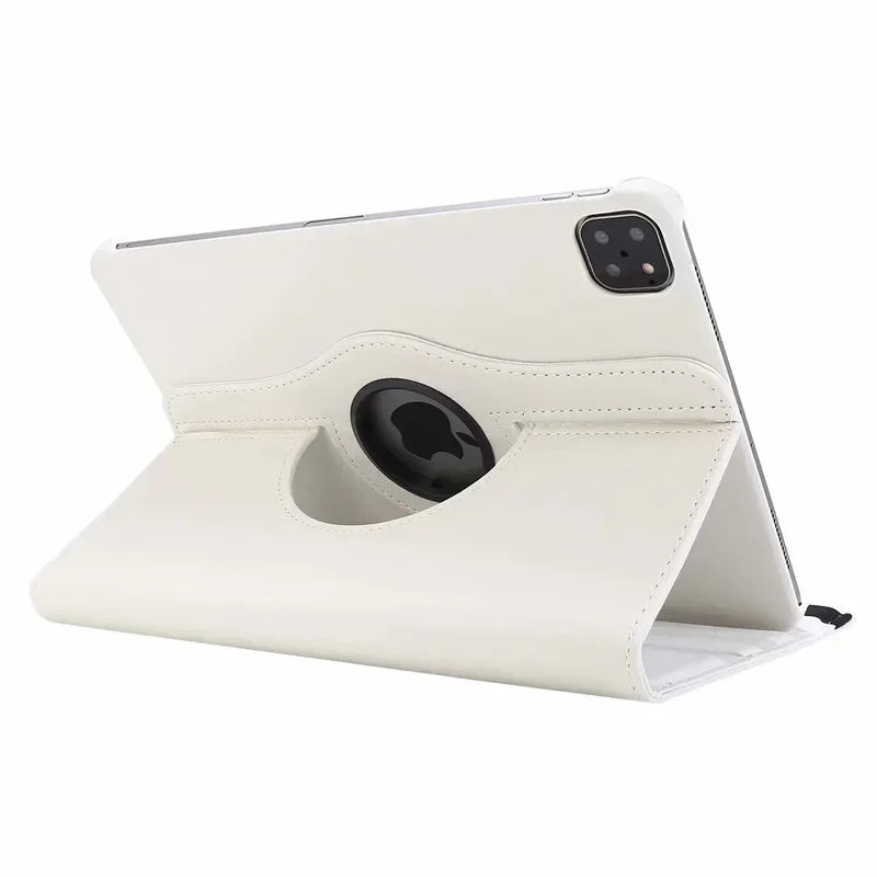 360° Drehbares Leder Case für iPad Pro 12.9 & iPad Air 13 – Business Tablet Schutzhülle mit Standfunktion (2015–2024)