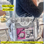 Y2K Ita Bag Damen – Sac fourre-tout transparent et bandoulière au style japonais Lolita, grand sac fourre-tout DIY Display 