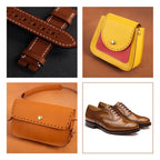 WUTA Austauschbare Brogue Lederlochstanze aus Edelstahl – Blumen- & Rundloch-Punch für Schuhe, Gürtel & Uhrenarmbänder