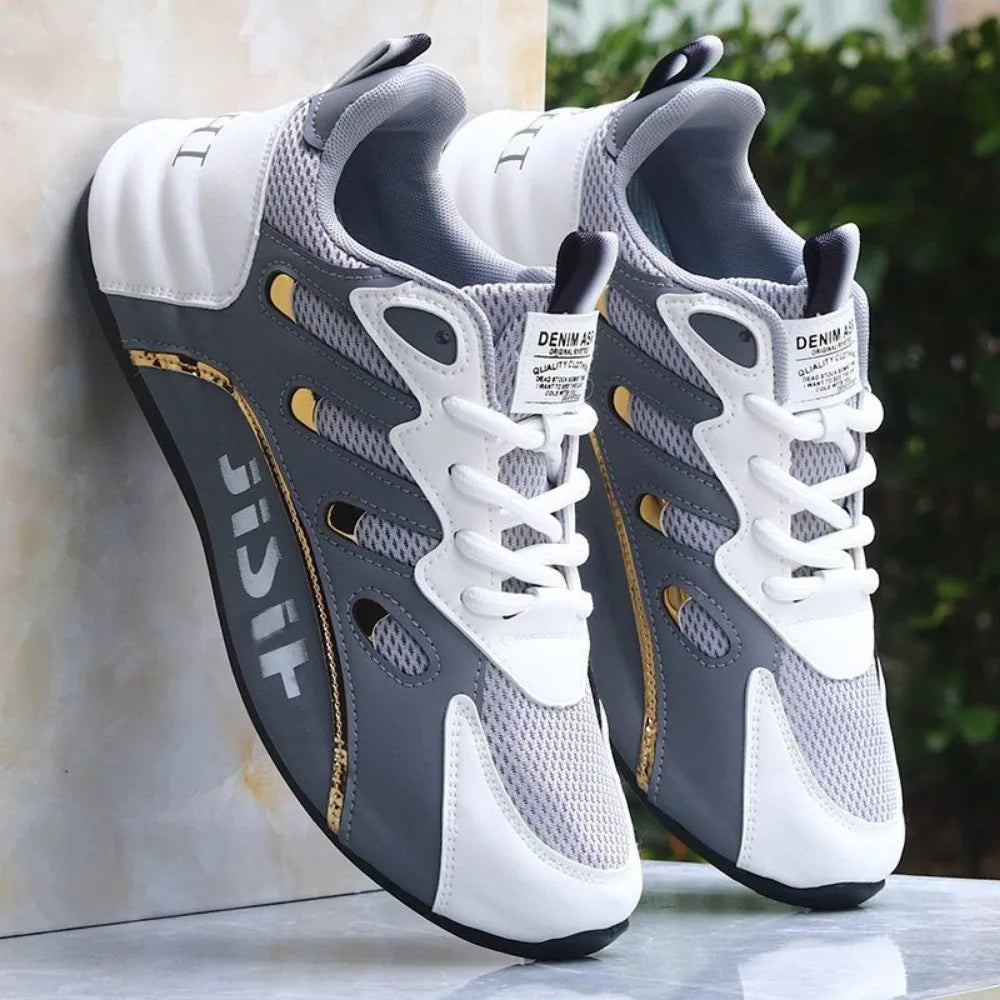 Luxus Herren Ledersneaker – Hochwertige Casual Sportschuhe, Plattform-Sneaker für Alltag, Fashion & Running