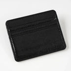 Damen Slim Kartenetui aus PU-Leder – Ultraleichter Kartenhalter für Kreditkarten & Münzen | Dünne Wallet im Casual-Stil