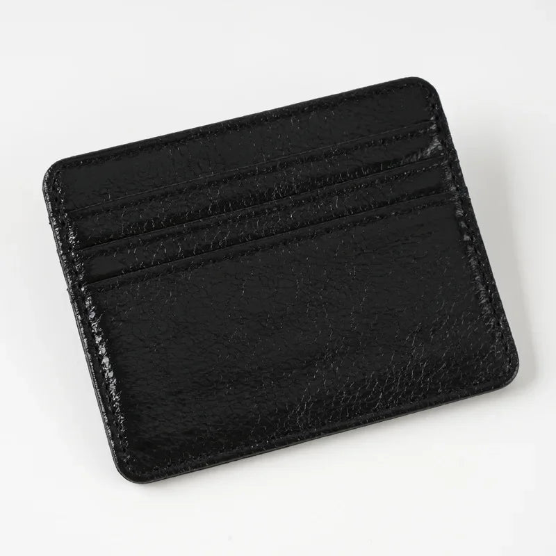 Damen Slim Kartenetui aus PU-Leder – Ultraleichter Kartenhalter für Kreditkarten & Münzen | Dünne Wallet im Casual-Stil