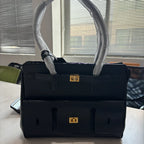 Luxuriöse Wing Tote Bag aus hochwertigem Leder – Große Damen Schultertasche mit weicher Struktur, ideal für Business, Reisen & Alltag