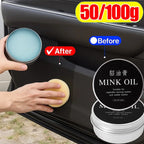 100g Lederpflege &amp; Leder Reparatur Creme mit Minköl – Intensive Lederaufbereitung für Auto, Sofa &amp; Möbel 