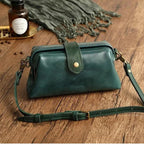 Mini bolso bandolera vintage para mujer - Bolso pequeño para viajes y maquillaje, bolso de almacenamiento versátil y portátil con apariencia de cuero