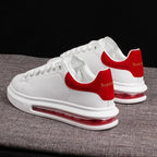 HUISONG Herren Sneakers – Designer Casual Schuhe aus Leder, Plattform-Sneaker, modisch & komfortabel für Alltag und Walking
