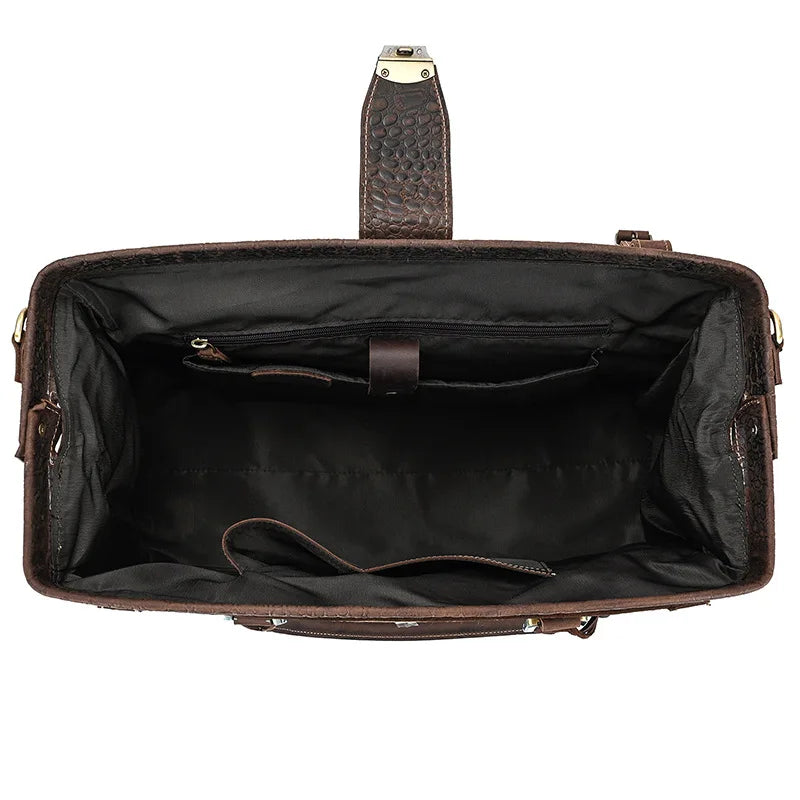 WANTING Herren Leder Weekender – Vintage Reisetasche aus echtem Rindsleder, große Crazy Horse Travel Bag mit Schultergurt für Business & Wochenendreisen