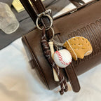 Moods Boutique Damen Zylinder-Schultertasche – Multifunktionale Luxus-Handtasche 2024 mit Anhänger 