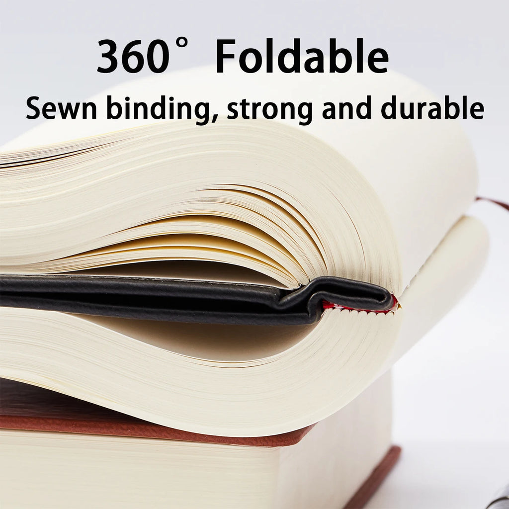 Hochwertiges Leder-Notizbuch A143 – 660 Seiten Planner, Journal & Skizzenbuch in A4/A5/A6