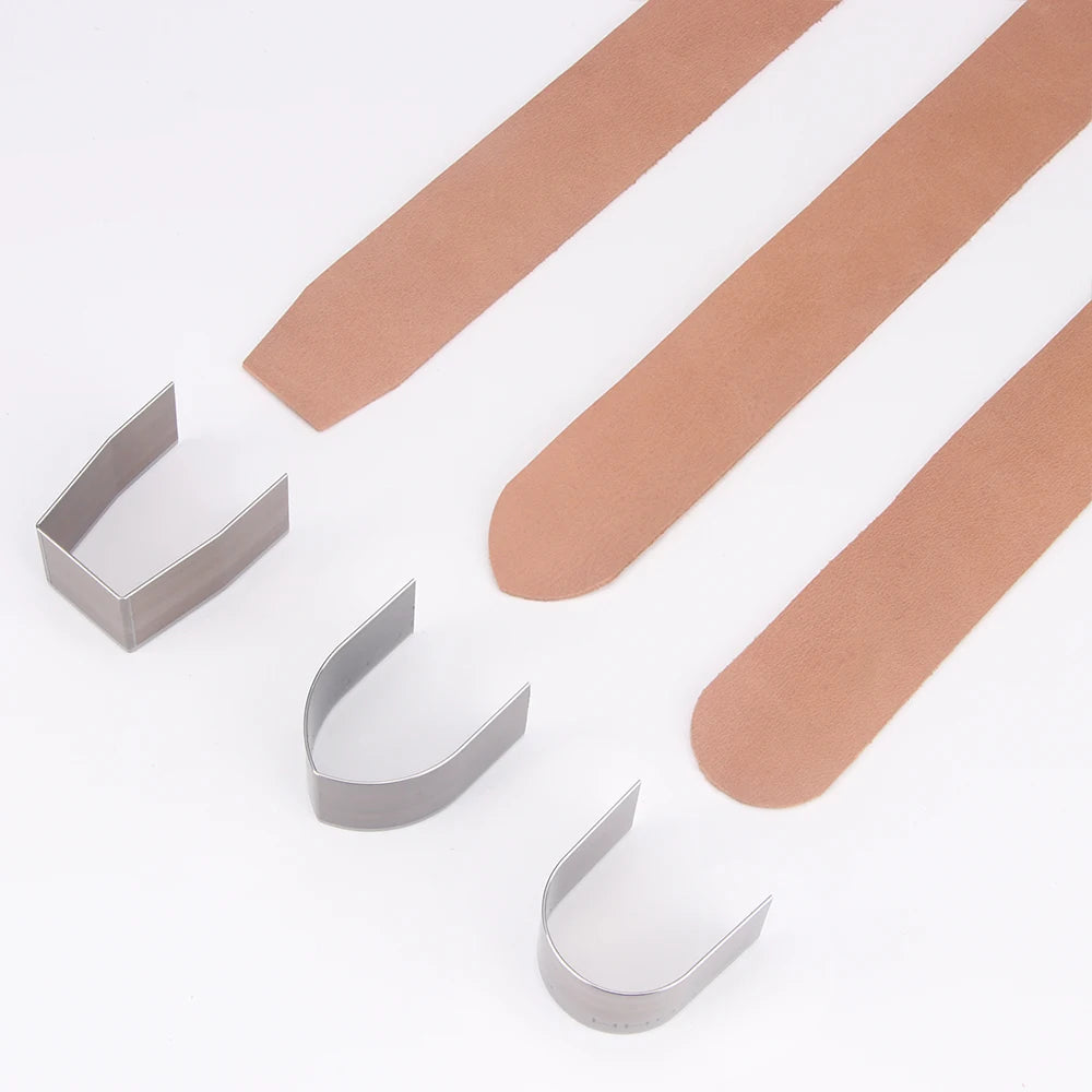 18-teiliges Leder Eckenstanzer Set – V-Form, Quadrat & Rund aus Carbonstahl für Taschen, Gürtel & Lederhandwerk