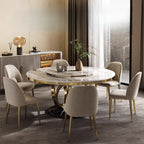 Leder Design Esszimmerstuhl – Moderner nordischer Dining Chair aus Echtleder im Light-Luxury-Stil für Zuhause & Restaurant