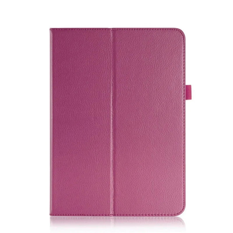 Funda con tapa de cuero de PU para iPad Air 13 (2024 M2) y iPad Pro 12.9 - Funda inteligente con función de encendido automático y soporte (2015-2022) 