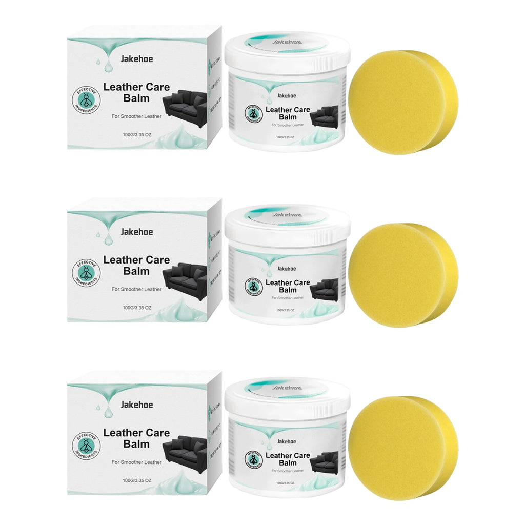 Leder Sofa Reparatur Creme – Pflege- &amp; Reparaturwachs gegen Kratzer, Risse &amp; Abnutzung für Ledermöbel 