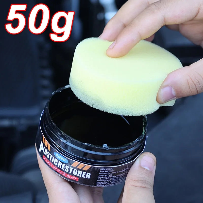 50 g Auto Innenraum Reparaturpaste – Kunststoff- & Leder Reparaturwachs für Armaturenbrett, Ledersitze & Pflege