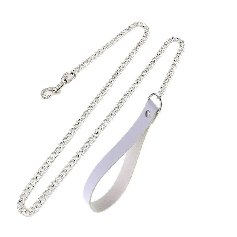 Collier ras du cou gothique punk rose – Collier en cuir PU avec Ketten &amp; Nieten, collier gothique tendance pour femmes 