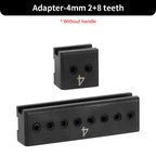 WUTA Multifunktionaler Leder Lochstanzer – Austauschbares Stich- & Lochwerkzeug mit Rund-, Diamant-, Oliven- & French-Style Köpfen