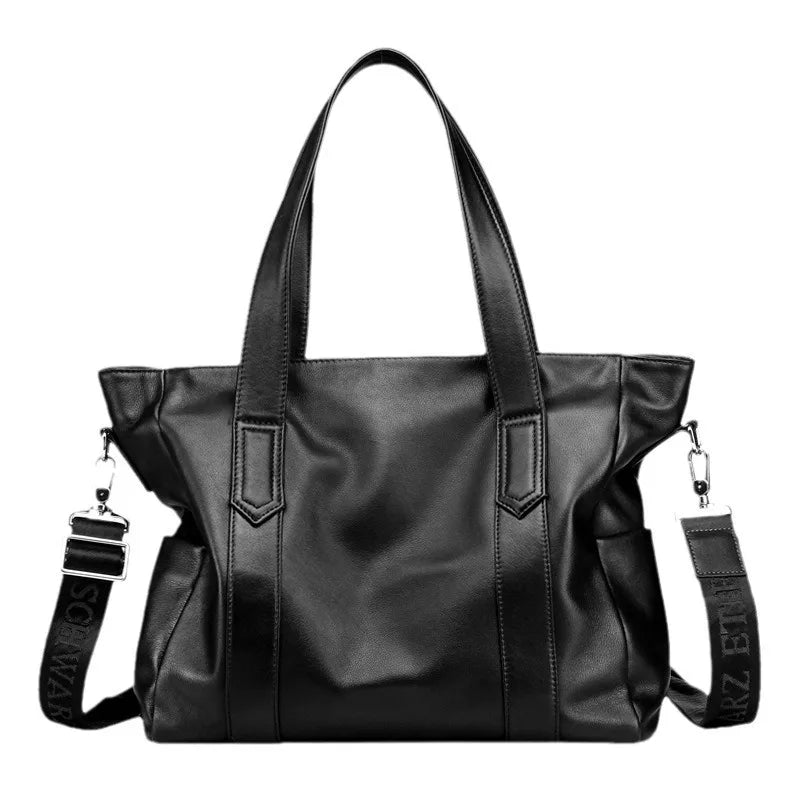 Genuine Cowhide Herren Messenger & Laptop Bag – Luxus Business Briefcase im Koreanischen Stil