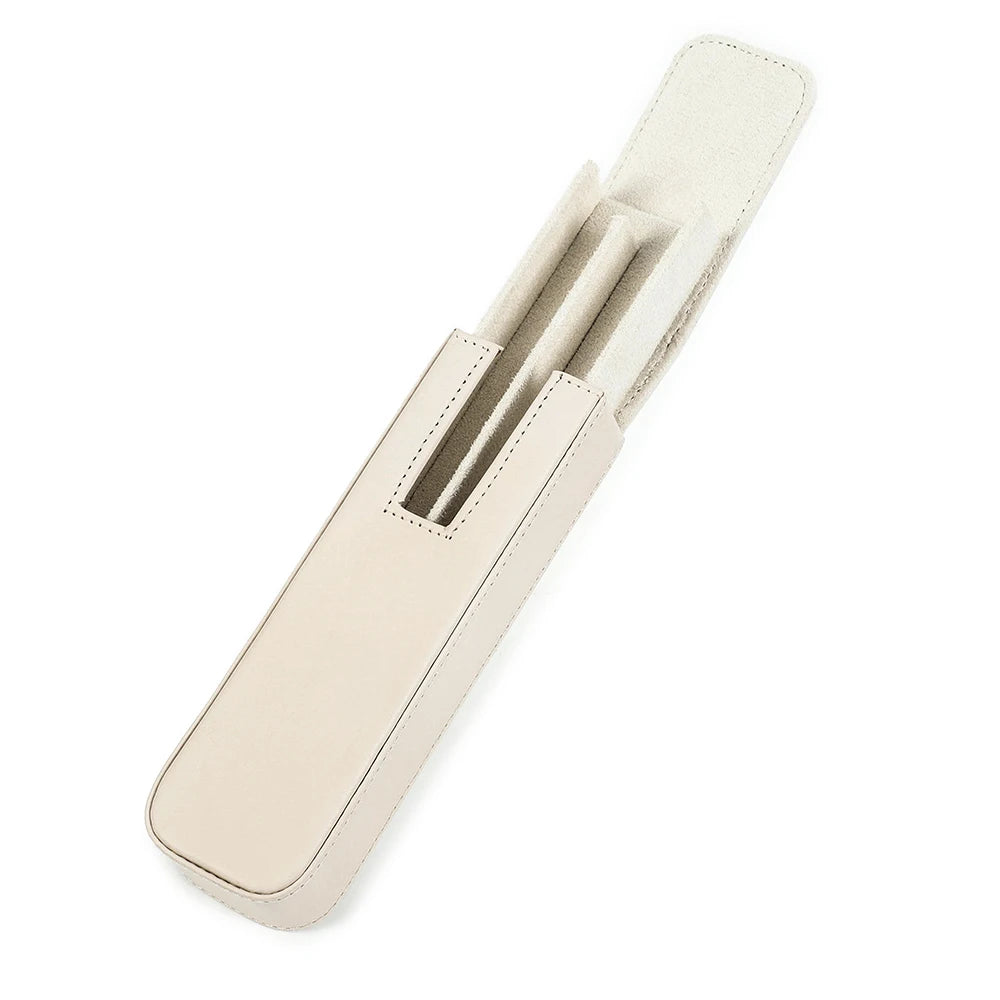 Echtes Leder Füllfederhalter-Etui mit 2 Fächern – Elegante estuche para bolígrafos para viajes, oficinas y escuelas