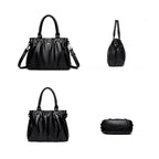 Luxuriöse Damen Casual Tote Bag aus weichem Leder – Hochwertige Designer Handtasche für Alltag, Beruf & Pendeln