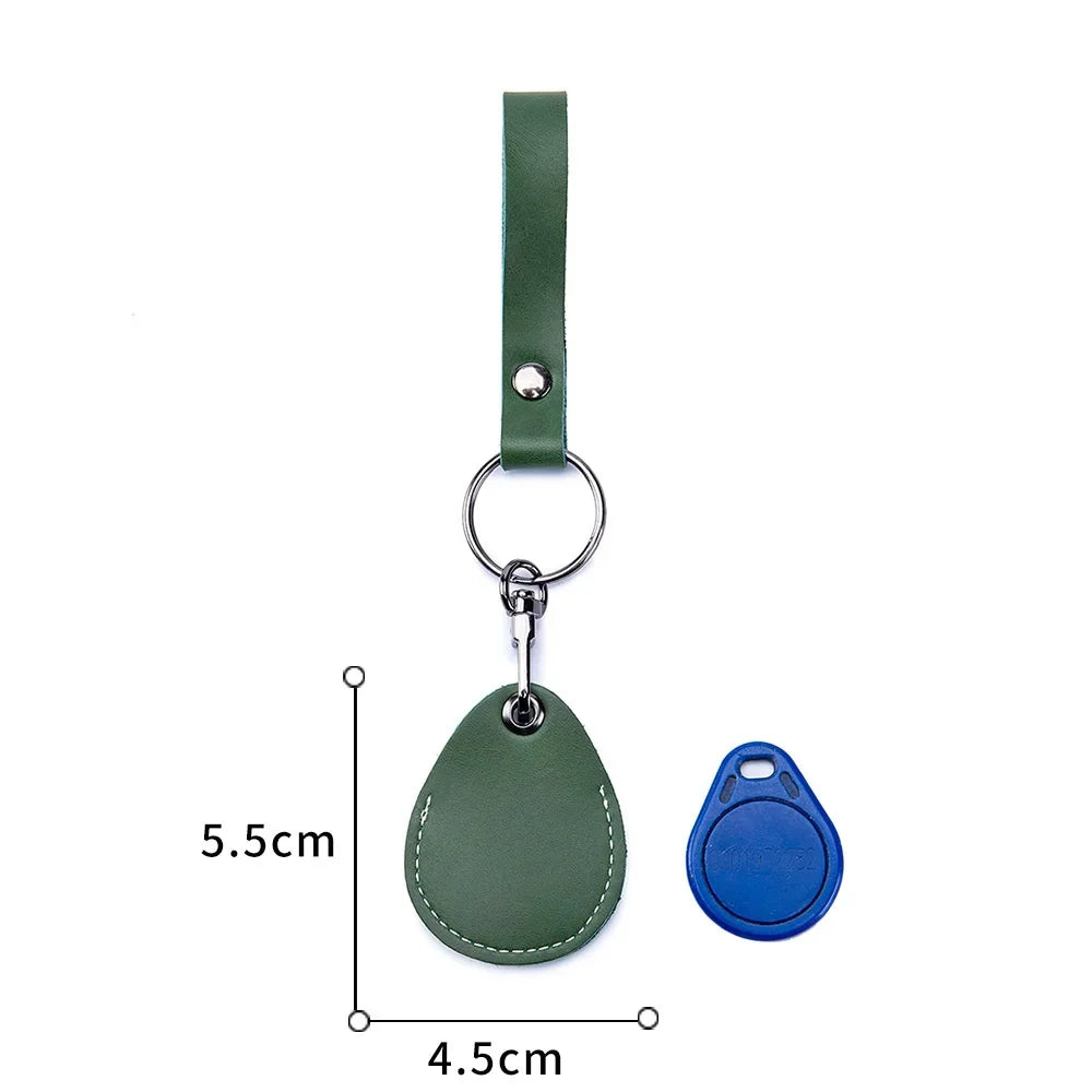 Personalisierbare Lederhülle für StarLine S96 & PIK Intercom – Premium Schutzcover aus Rindsleder für Alarm- & IC-Tags mit Schlüsselanhänger