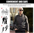 PU-Leder Schulterholster Tasche – Anti-Diebstahl Unterarm Holster für Handy, Geldbörse &amp; Outdoor Aktivitäten 