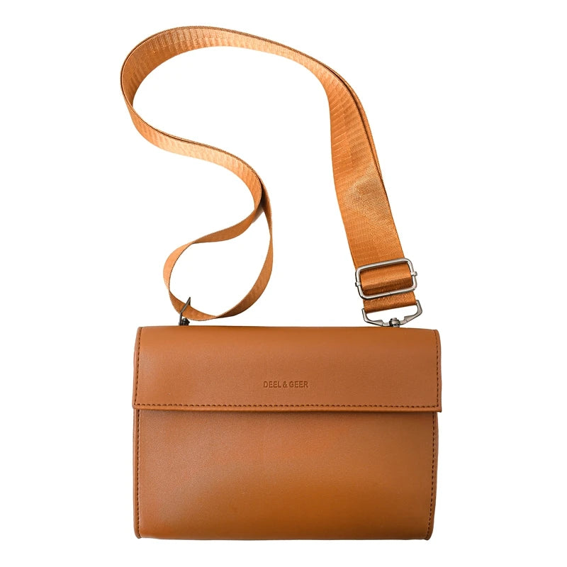 Designer Herren Leder Crossbody Bag – Vintage Schultertasche & Casual Business Messenger Bag