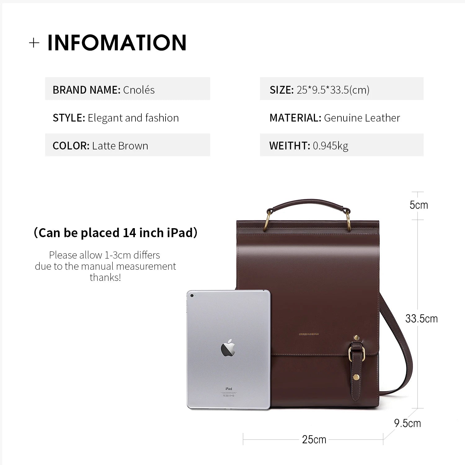 Cnoles Damen Leder Rucksack Vintage – Große Casual Schultertasche aus Spaltleder für Schule, College & Reisen, modischer Laptop-Rucksack für Frauen