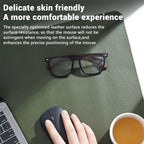 EMTRA Leder Gaming Mousepad - Großes, Rutschfestes &amp; Wasserdichtes Mauspad in Mehrfarben für Büro, Gaming &amp; Homeoffice