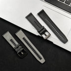 Brazalete de silicona de cuero de 22 mm para Huawei Watch GT5 / GT5 Pro / GT4 y Samsung Galaxy Watch – Brazalete híbrido robusto para modelos de 46 mm y 45 mm