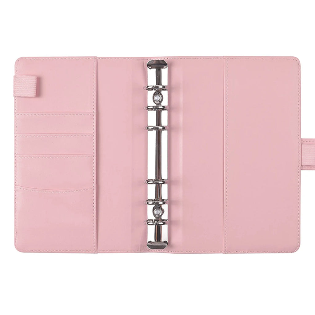 A6 PU Leder Ringbuch – Preiswerter 6-Ring Organizer für Budget, Notizen & Cash-System