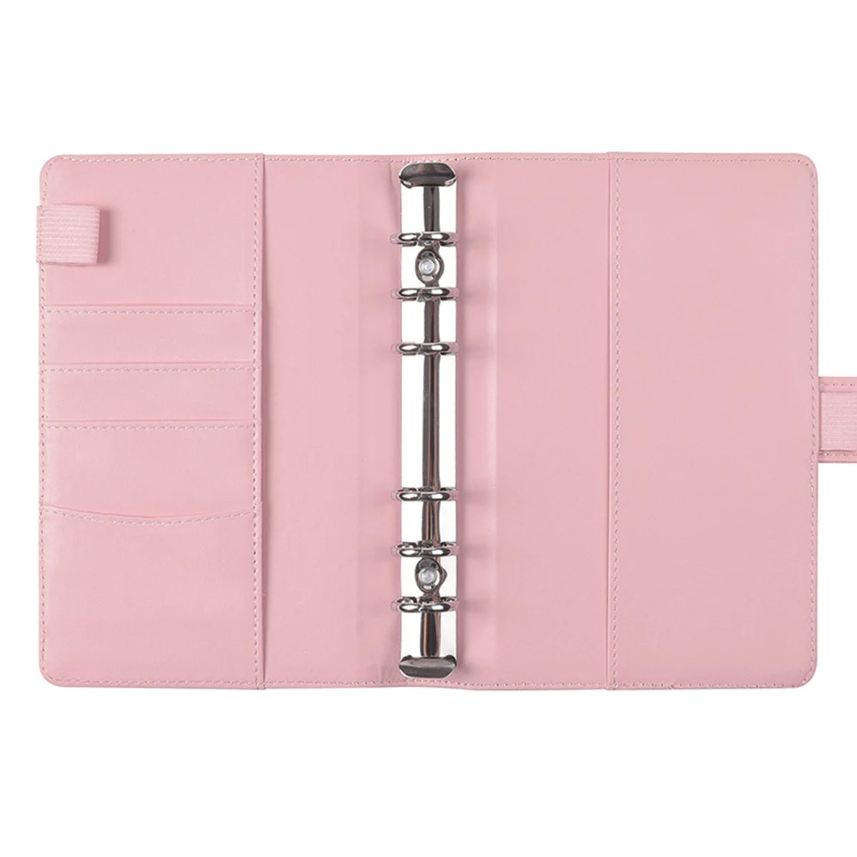 A6 PU Leder Ringbuch – Preiswerter 6-Ring Organizer für Budget, Notizen & Cash-System